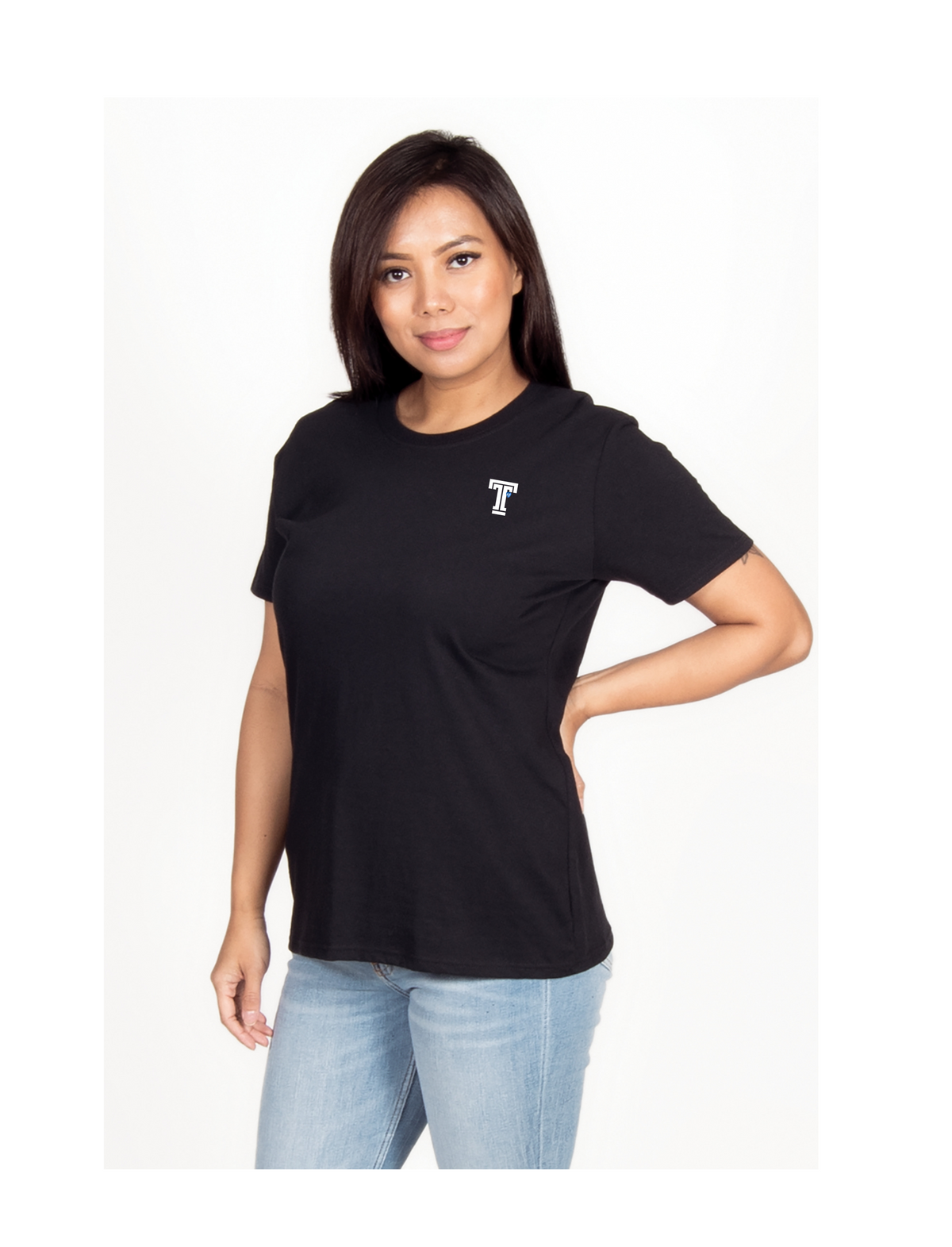 T-shirt filé en coton Everyday pour femme – Le Tandem