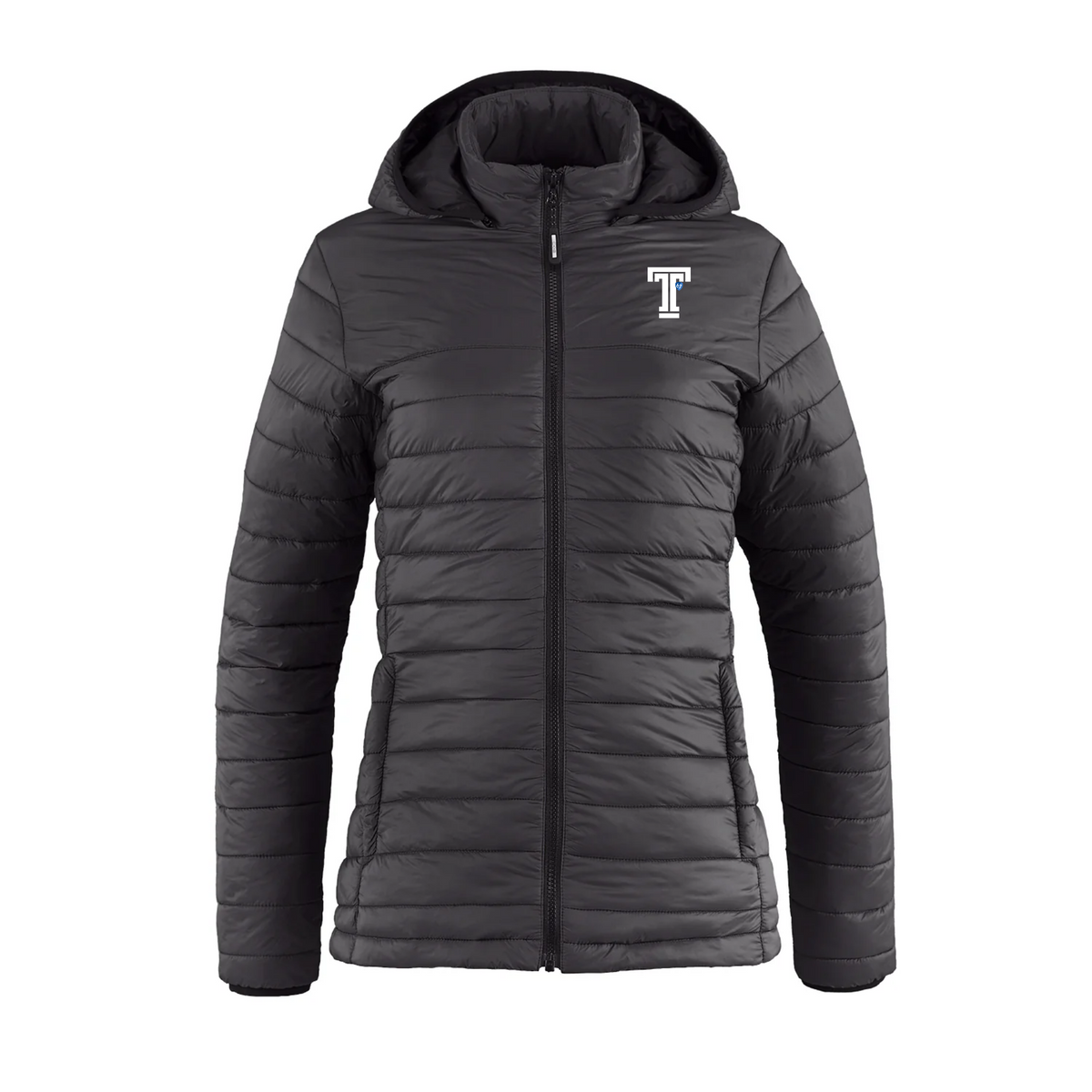Manteau matelassé Canyon avec capuchon détachable pour femme – Le Tandem